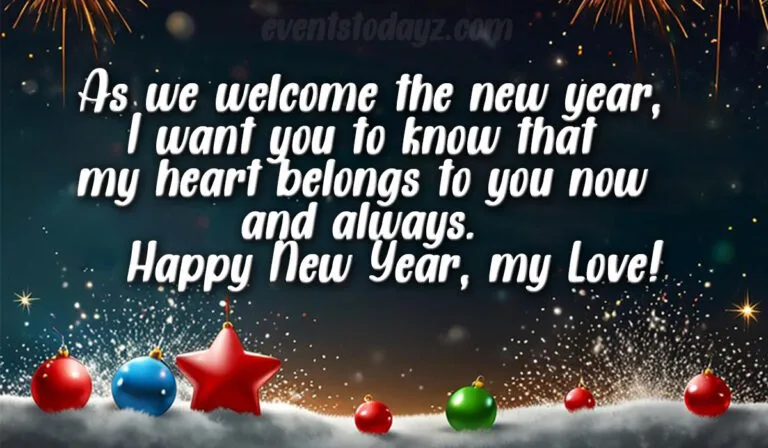 happy new year love image
