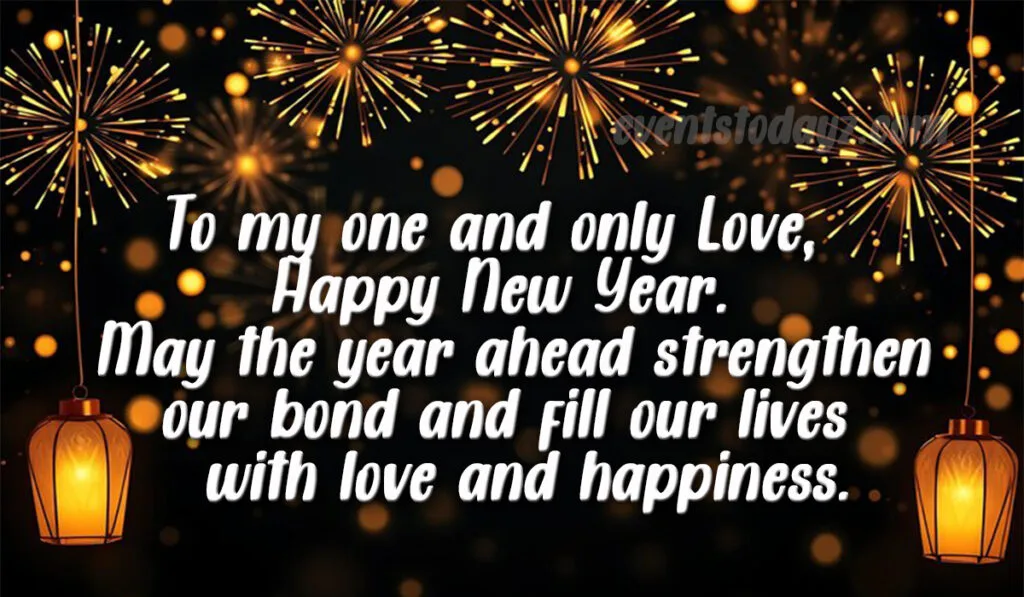 happy new year my love