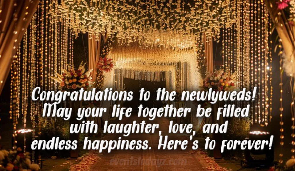 wedding day message