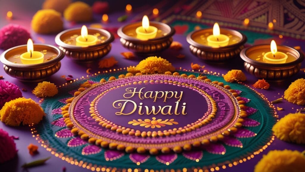 happy diwali card
