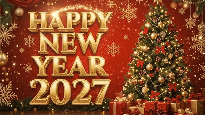 new year 2027 animated image gif