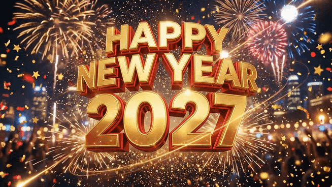 2027 new year animated image