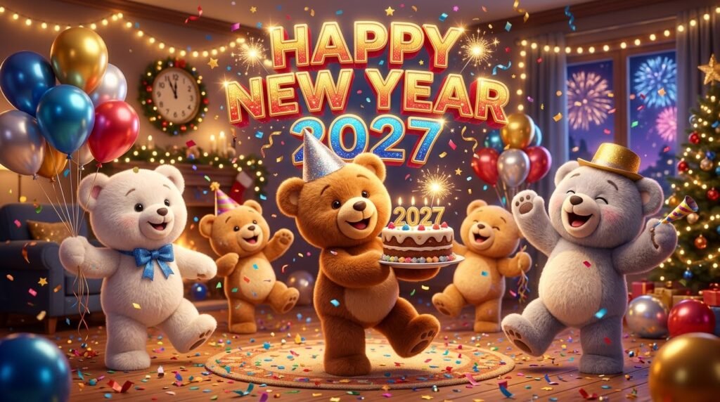 cute new year 2027 image