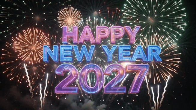 happy new year 2027 gif
