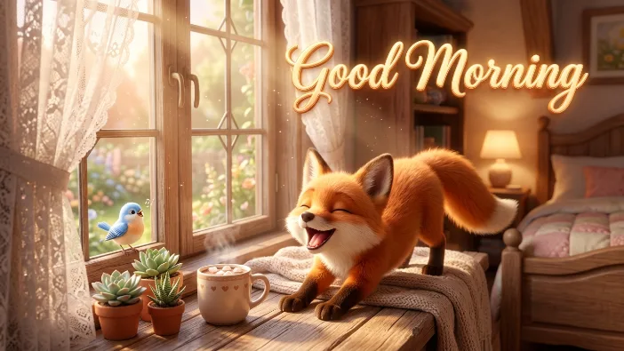 fox exercising good morning