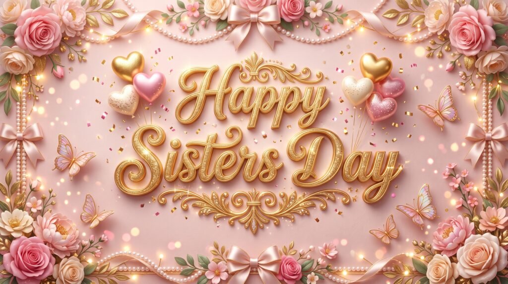 happy sisters day image