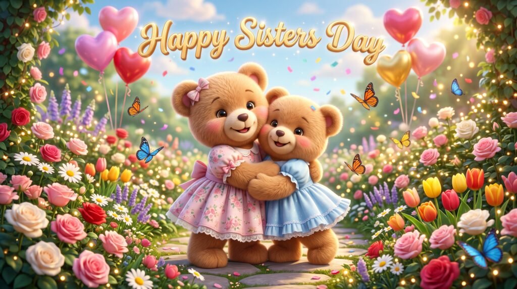 happy sisters day image