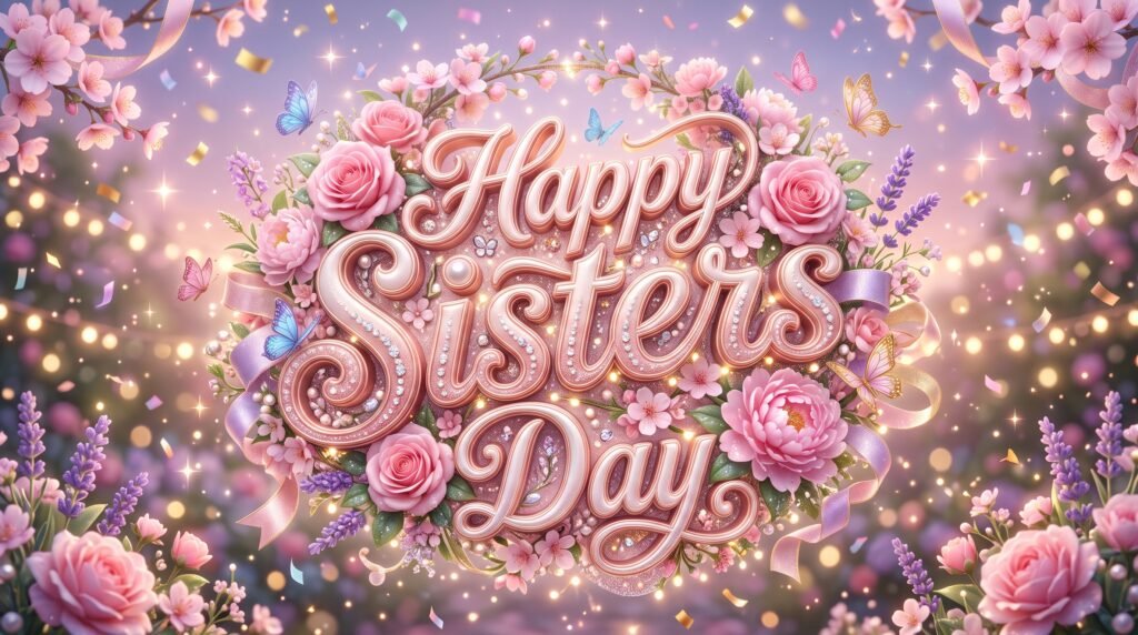 happy sisters day image