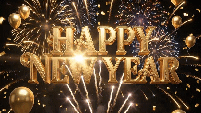 happy new year animated gif