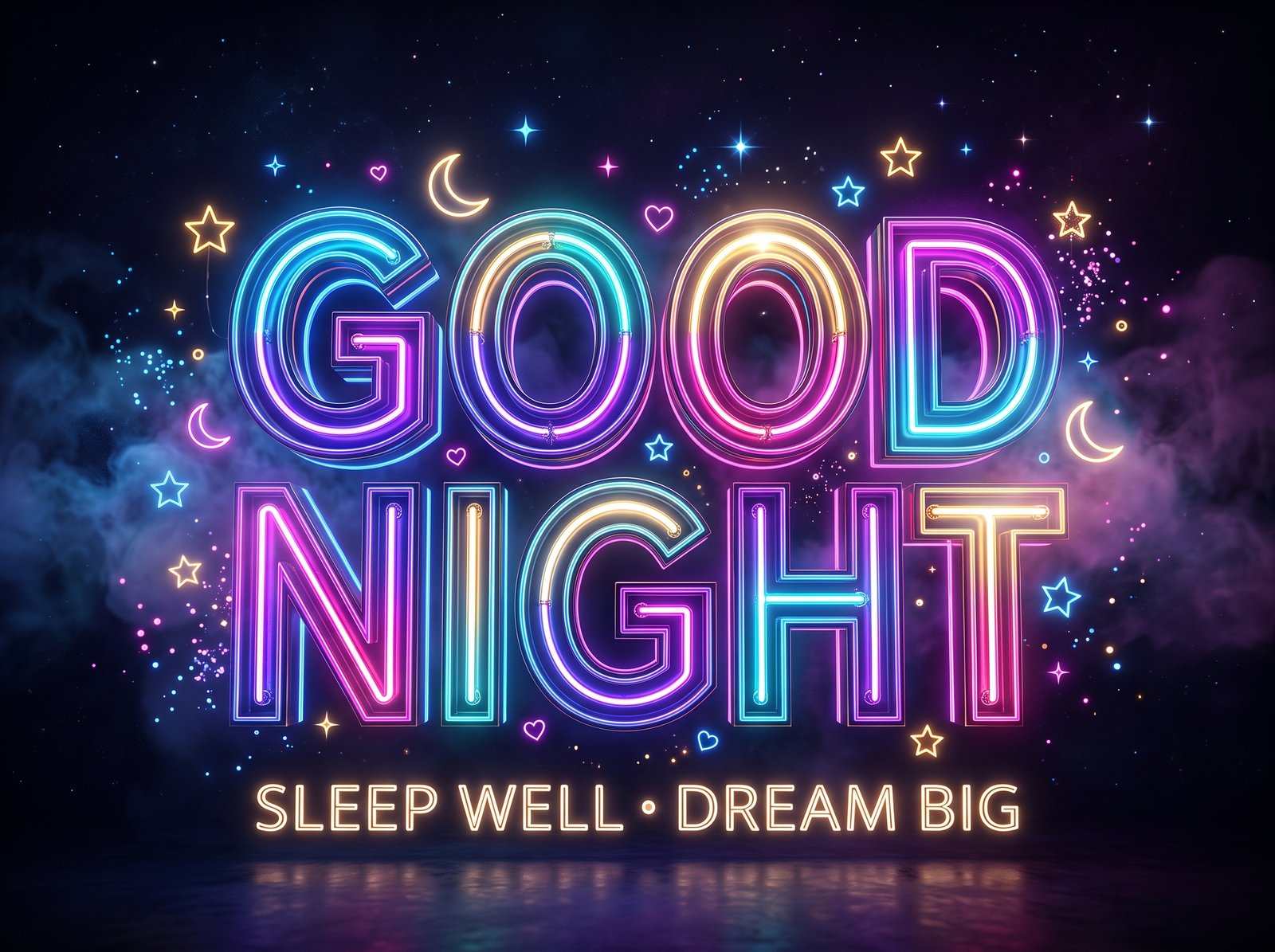 good night greeting image