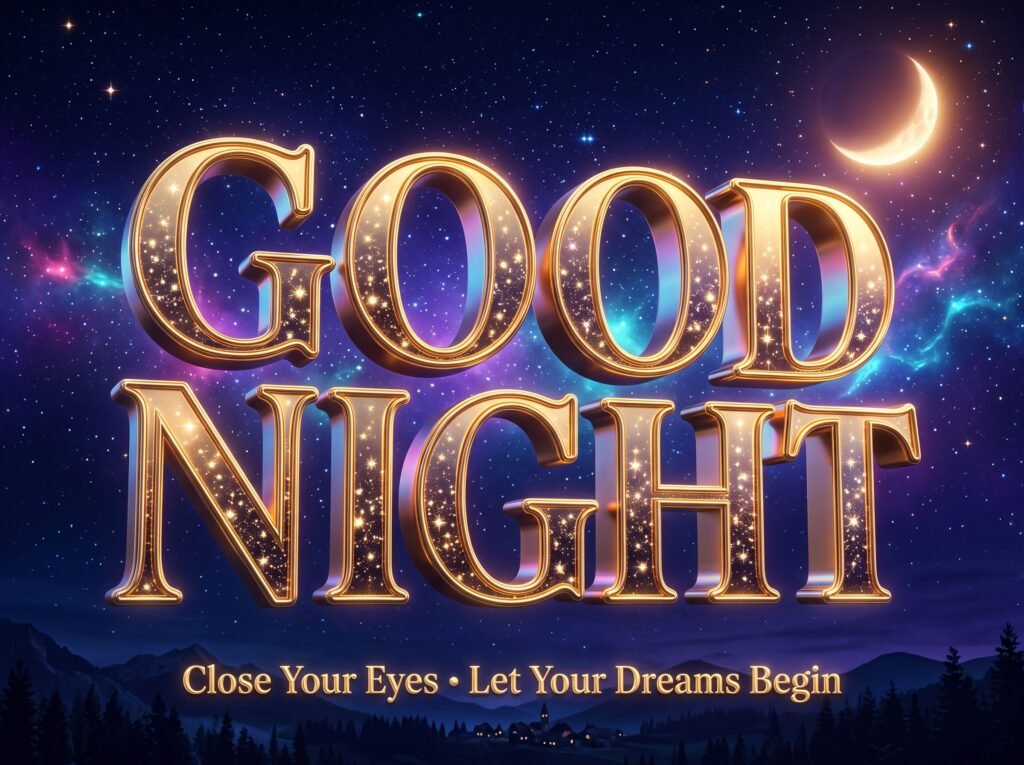 good night image